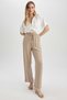 Florida Florida High Waist Wide Leg Viscose Trousers with Pockets J8738az23sm - 4