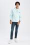 Boxy Fit Hooded Printed Sweatshirt Z2448az23sp - 5