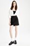 Crepe Mini Skirt Z0973az22au - 2