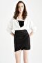 Crepe Mini Skirt Z0973az22au - 4