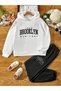 Children's Brooklynl Printed Hooded Tracksuit Set