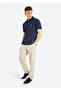 Navy Blue Men's Polo Neck T-Shirt N1M01645 - 4