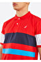 Red Men's Polo Neck T-Shirt N1K01358 - 3