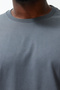 Büyük Beden Antrasit Oversize/Geniş Kesim %100 Pamuklu T-Shirt TMNSS23TS00139 - 5