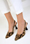 Leopard Women's Classic Heeled Shoes 16835 - 4