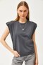 Women's Smoked Underarm Piece Bat T-Shirt TSH-19000330 - 4