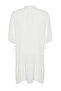 White V-Neck Hem Flounce Button Detail Beach Dress Tbbss24Ah00100 - 8