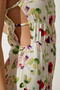 Women's Ecru Green Window Detailed Patterned Knitted Jumpsuit UB00245 - 6