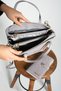 Women's Gray New Season Large Size 5 Compartment Hand and Shoulder Bag 26x20cm TR3040 - 4