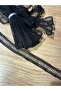 Kolber Guipure Tape Black 9 Mt Guipure Lace - 3