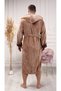 100% Bamboo Hooded Men's Dressing Gown - 3