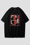 Daft Punk Black Oversize T-Shirt