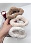 New Season Latch Plush Buckle Mixed Color Hair Clip Women's Children's Large Size 13cm 1Pc - 3