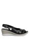 D24YS-1390 Women's Wedge Heel Sandals Black