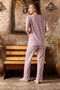 Bamboo Cotton V-Neck Short Sleeve Women's Pajamas Set - 2
