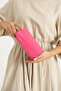 Fuchsia Patent Leather Mini Size Evening Dress Bag Portfolio Bag Clutch Bag