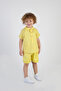 Boy's Shirt-Gardin Shorts Top and Bottom Set - 4