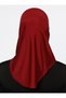 Athletic Sports Hijab Hijab Turban - St042 Dark Burgundy - 4