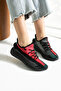 Unisex Red Black Sneakers