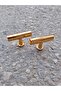 (2 PCS) 4122 T BAR HANDLE (GOLD GOLD) 5CM DRAWER TV UNIT CONSOLE DRESSER KITCHEN CABINET DOOR HANDLE - 4