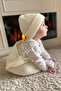 Baby Girl&Boy Pocket Detailed Thessaloniki Knitted Hat with Adjustable Straps - 7