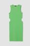 Coool Bodycon Crew Neck Cut Detail Fittilli Sleeveless Mini Dress V6467az22sm - 7