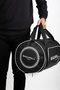 Faux Leather Sports Bag with Shoes - 6