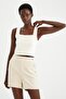 Pocket Button Detailed High Waist Shorts Y3233az22sm - 3