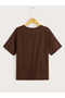 Kids brown Brooklyn1898 Printed unisex t-shirt - 2