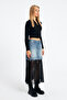 NEW SEASON Tulle Detailed Cotton Skirt - 2