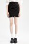 Crepe Mini Skirt Z0973az22au - 5
