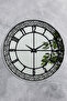 46 cm Real Mirror Plexi Figure Decorative Wall Clock with Verse - 2