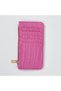 Miami Zippered Women's Fuchsia Card Holder Wallet - 3