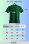 Brooklyn Printed Green Oversize T-shirt Relaxed Cut - 3