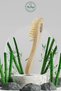 Natural Bamboo Toothed Wooden Baby & Kids Hair Brush - Bamboo Comb (with Storage Pouch Gift) - 3