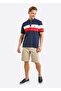 Navy Blue Men's Polo Collar T-Shirt N1M01654