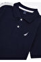Navy Blue Boy's Polo Collar T-Shirt N3JI0724 - 3