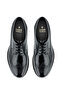 Men's Genuine Leather Black Opening Casual Shoes - 4