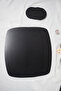 6+6 Pieces Wooden American Serving Plate and Coasters - 3
