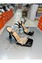 Serrace Double Ban Stone Stylish Women's Heeled Evening Dress Shoes