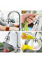 Chrome 360 Degree Rotating 3-Function Water Saving Faucet Head 3-Function Functional Design - 6