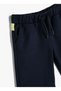 Regular Waist Regular Fit Navy Blue Men's Shorts 4SKB40125TK - 3
