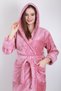 Women's Hooded 100% Bamboo Short Dressing Gown - 3