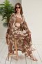 Long print kimono set - 2