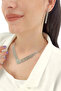 Evening Dress Necklace Earrings Set Triangle Waterway - 2
