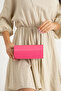 Fuchsia Patent Leather Mini Size Evening Dress Bag Portfolio Bag Clutch Bag - 2