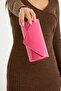 Fuchsia Mini Size Evening Dress Bag Portfolio Bag Clutch Bag - 2