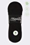Bamboo Men's Ballerina Black Socks Seamless Invisible Anti-Slip Heel Silicone Premium Pack of 6 - 6