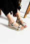 Beige Women's Sandals - 2