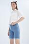 Regular Waist Cuffed Jeans Shorts X3027az22sm - 2